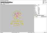 Cherrytext 0212 Embroidery File 6 sizes
