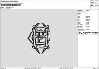 Che Text Embroidery File 6 sizes