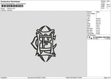 Che Text Embroidery File 6 sizes