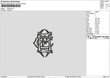 Che Text Embroidery File 6 sizes