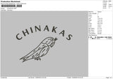 Bird Line 02 Embroidery File 6 sizes