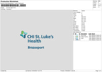 Chi St Embroidery File 6 sizes