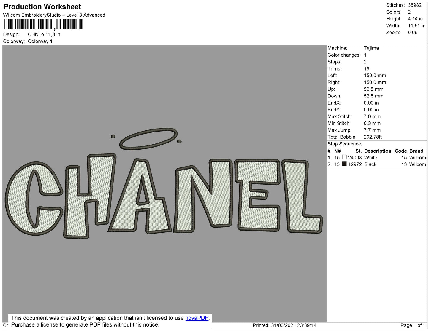 Halo Chanel