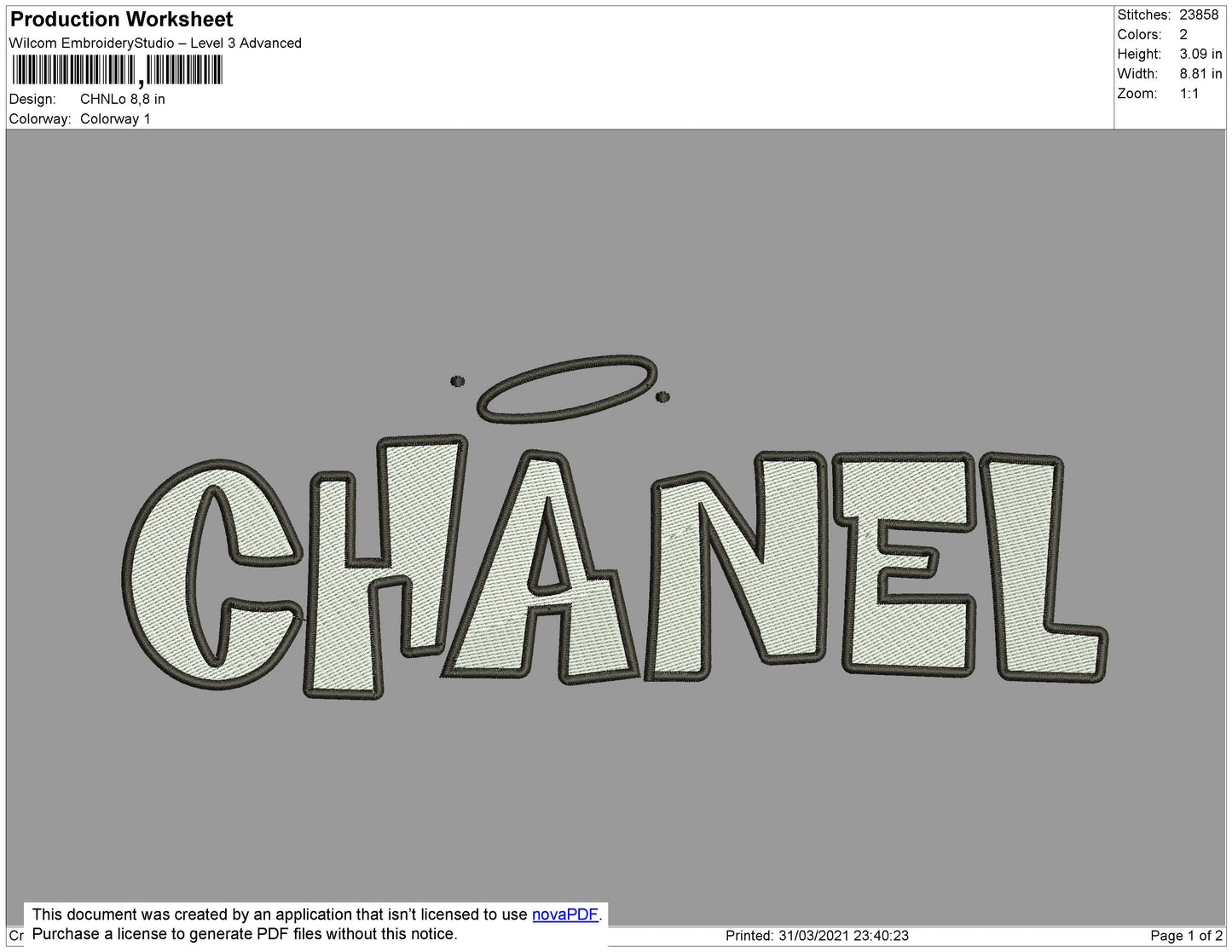 Halo Chanel