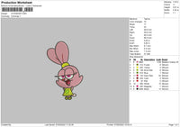Chowder Embroidery File 4 size