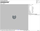 Chaps Logo Embroidery File 6 size