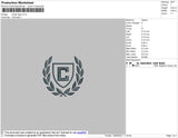 Chaps Logo Embroidery File 6 size