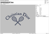 Christian Dior Embroidery File 4 size