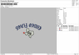 Chuco Flag Embroidery File