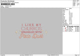 Churrostext Embroidery File 6 sizes
