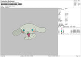 Cinnamo V5 Embroidery File 6 Sizes