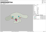 Cinnamo V5 Embroidery File 6 Sizes