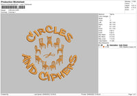 Circles Embroidery File 5 sizes