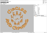 Circles Embroidery File 5 sizes