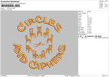 Circles Embroidery File 5 sizes