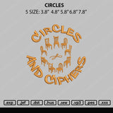 Circles Embroidery File 5 sizes