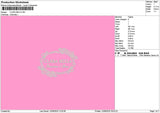 Bellatext 1209 Embroidery File 6 sizes