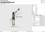 CLARK FROM THE LOGO Embroidery File 6 size
