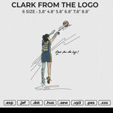 CLARK FROM THE LOGO Embroidery File 6 size