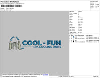 Cool Fun Embroidery File 4 size
