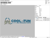 Cool Fun Embroidery File 4 size
