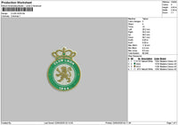 Clubleon Embroidery File 6 sizes