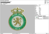 Clubleon Embroidery File 6 sizes