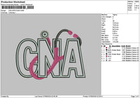 Cnatext App Embroidery File 6 sizes