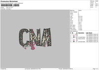 Cna Embroidery File 6 sizes