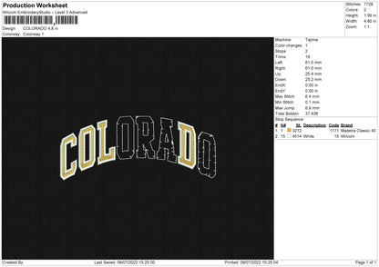 Colorado Embroidery