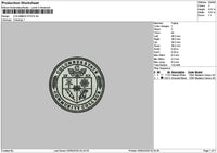 Columbuscircle Embroidery File 6 sizes