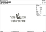 Comfytext 1903 Embroidery File 6 sizes