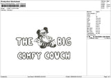 Comfytext 1903 Embroidery File 6 sizes