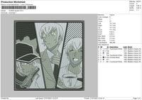 Conan Square Embroidery File 6 sizes