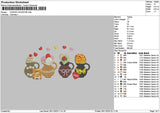 Chocolate 2611 Embroidery File 6 sizes