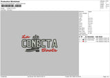 Conecta Embroidery File 6 sizes