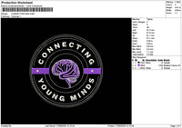 Connectingcircle Embroidery File 6 sizes