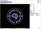 Connectingcircle Embroidery File 6 sizes