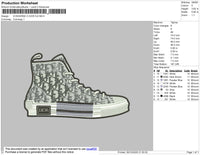 Converse X Dior Shoes