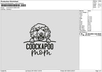Cookapootext Embroidery File 6 sizes