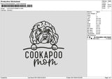 Cookapootext V2 Embroidery File 6 sizes