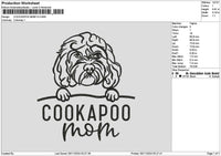 Cookapootext V2 Embroidery File 6 sizes