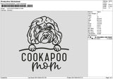 Cookapootext V2 Embroidery File 6 sizes