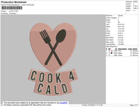 Cook 4 Cald Embroidery File 4 size