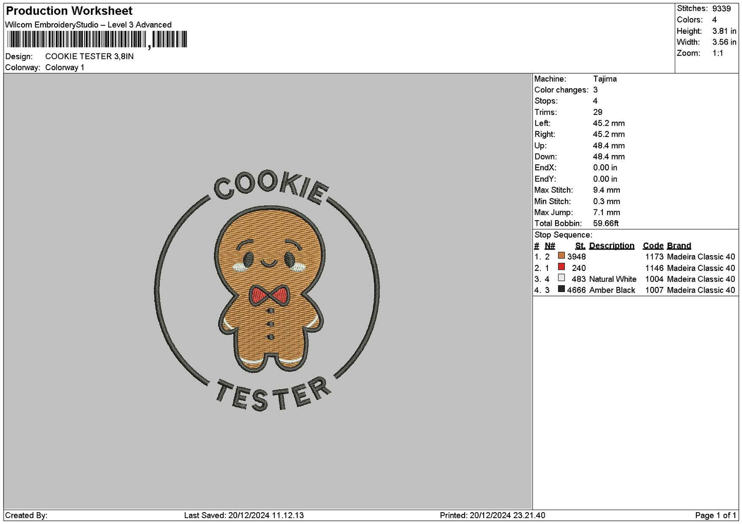 Cookiecirlce V1 v2 Embroidery 2 Files