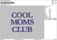 Momstext 1503 Embroidery File 6 sizes