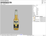 Corona Extra Embroidery File 4 size