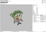 Cosmo Embroidery File 4 size