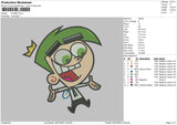 Cosmo Embroidery File 4 size