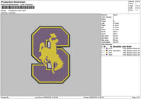 Cowboys2609 Embroidery File 6 sizes